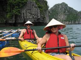Halong kayaking tour
