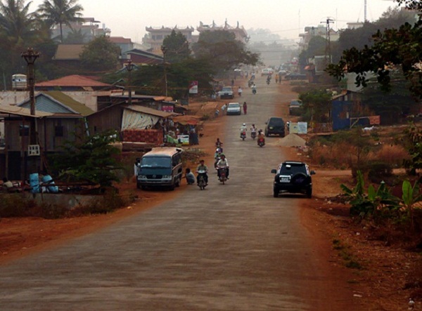 A-road-in-Banlung Banlung