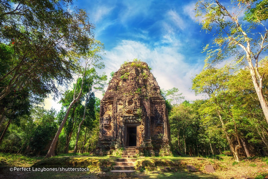 BOUNDLESS SOUTHERN VIETNAM MOTORBIKE TOUR TO CAMBODIA - 15 DAYS Pre Angkorian complex of Sambor Prei Kuk Ariel 1024x683 - BOUNDLESS SOUTHERN VIETNAM MOTORBIKE TOUR TO CAMBODIA - 15 DAYS