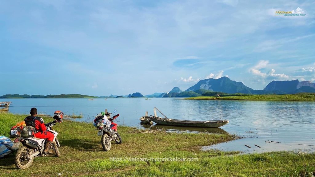 thac ba motorbike tour Large 1024x576 - BEGUILING NORTHERN VIETNAM MOTORBIKE TOUR TO THAC BA AND LUC YEN - 3 DAYS