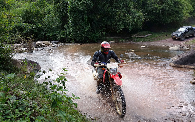 Luang Prabang Motorbike Tour to Elephant Camp, Kuang Si Falls Luang Prabang Motorbike Tour to Elephant Camp, Kuang Si Falls