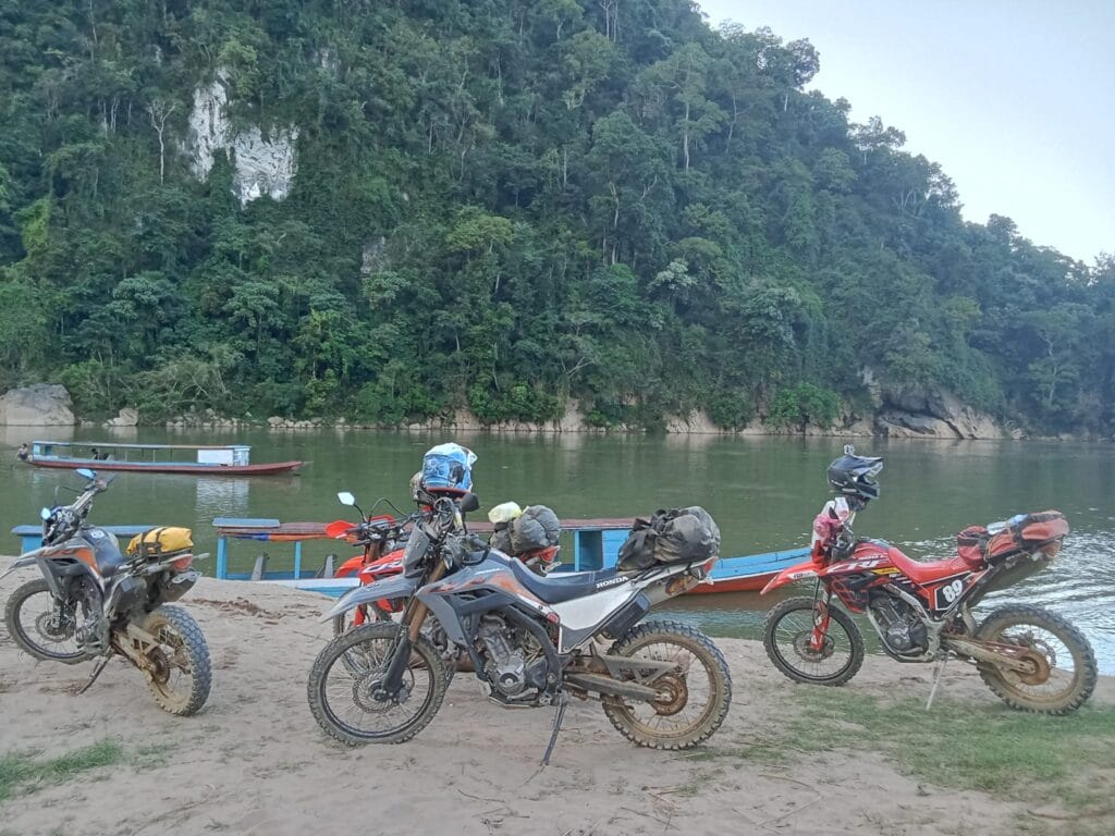 GRAND LAOS MOTORBIKE TOUR TO LOCAL VILLAGES, CAVES VIA LUANG NAMTHA Laos Off road Motorcycle Adventure Tour 7 1024x768 - GRAND LAOS MOTORBIKE TOUR TO LOCAL VILLAGES, CAVES VIA LUANG NAMTHA