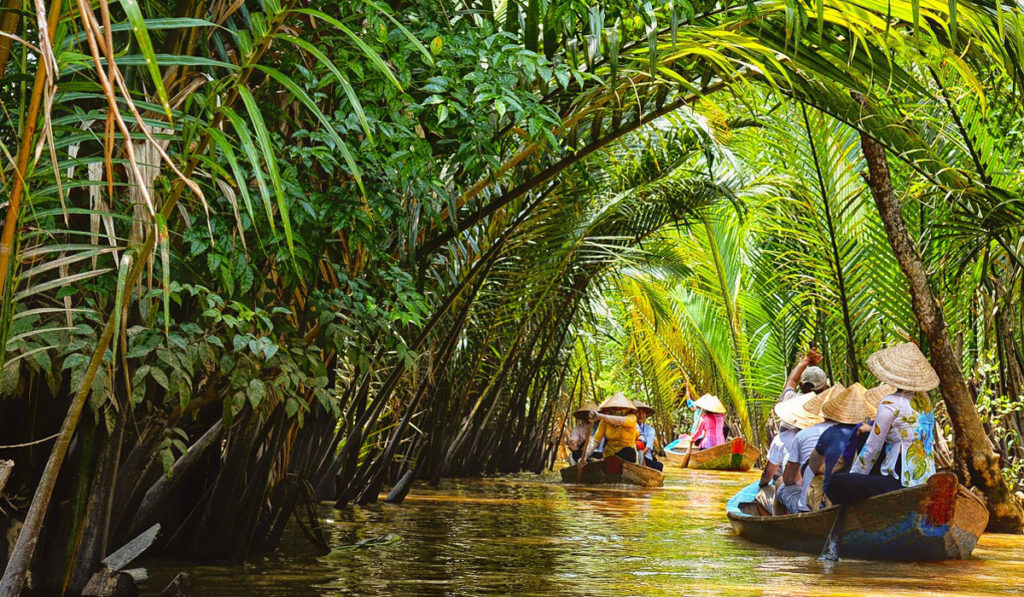 When to avoid riding motorbikes to Mekong Delta in Vietnam? mekong delta tour 1 1024x597 - When to avoid riding motorbikes to Mekong Delta in Vietnam?