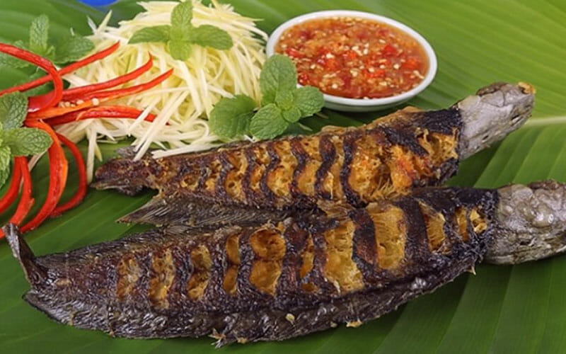 Top 7 Dishes You Must Try in Ngoc Chien, Muong La Grilled Fish in Bamboo Tube Ca Nuong Tre - Top 7 Dishes You Must Try in Ngoc Chien, Muong La