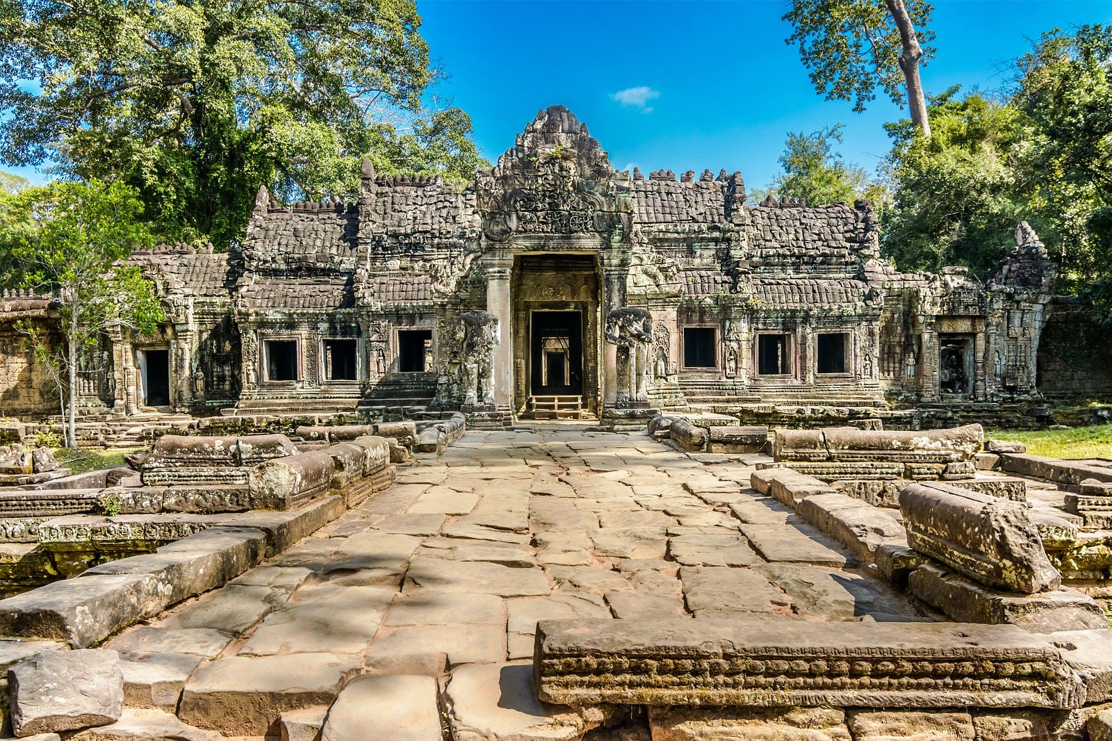 Mystical Cambodia motorcycle tour from Phnom Penh to Sambor Prei Kuk, Preah Khan Temple preah khan 2 - Mystical Cambodia motorcycle tour from Phnom Penh to Sambor Prei Kuk, Preah Khan Temple