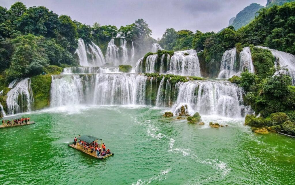 Ban Gioc Waterfall 3 1024x641 - Best Time to Ride in Northern Vietnam: Explore Ha Giang, Sapa & Ban Gioc
