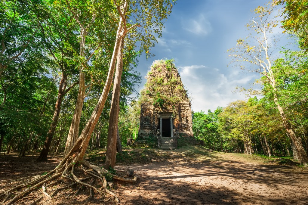 Mystical Cambodia motorcycle tour from Phnom Penh to Sambor Prei Kuk, Preah Khan Temple Sambor Prei Kuk Archaeological Site 1 - Mystical Cambodia motorcycle tour from Phnom Penh to Sambor Prei Kuk, Preah Khan Temple