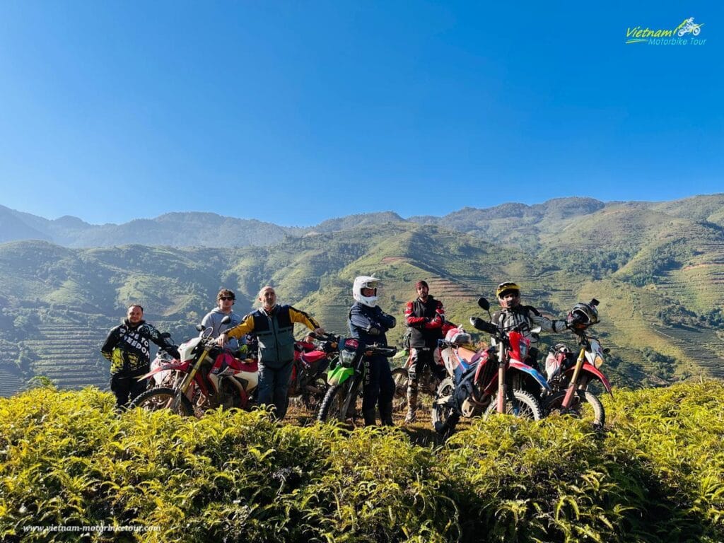 3-Day Northwest Vietnam Offroad Motorcycle Tour to Ta Xua via Bo Am Hot-Springs, Mai Chau, Tram Tau vietnam dirt bike tour from hanoi to ta xua 6 1024x768 - 3-Day Northwest Vietnam Offroad Motorcycle Tour to Ta Xua via Bo Am Hot-Springs, Mai Chau, Tram Tau