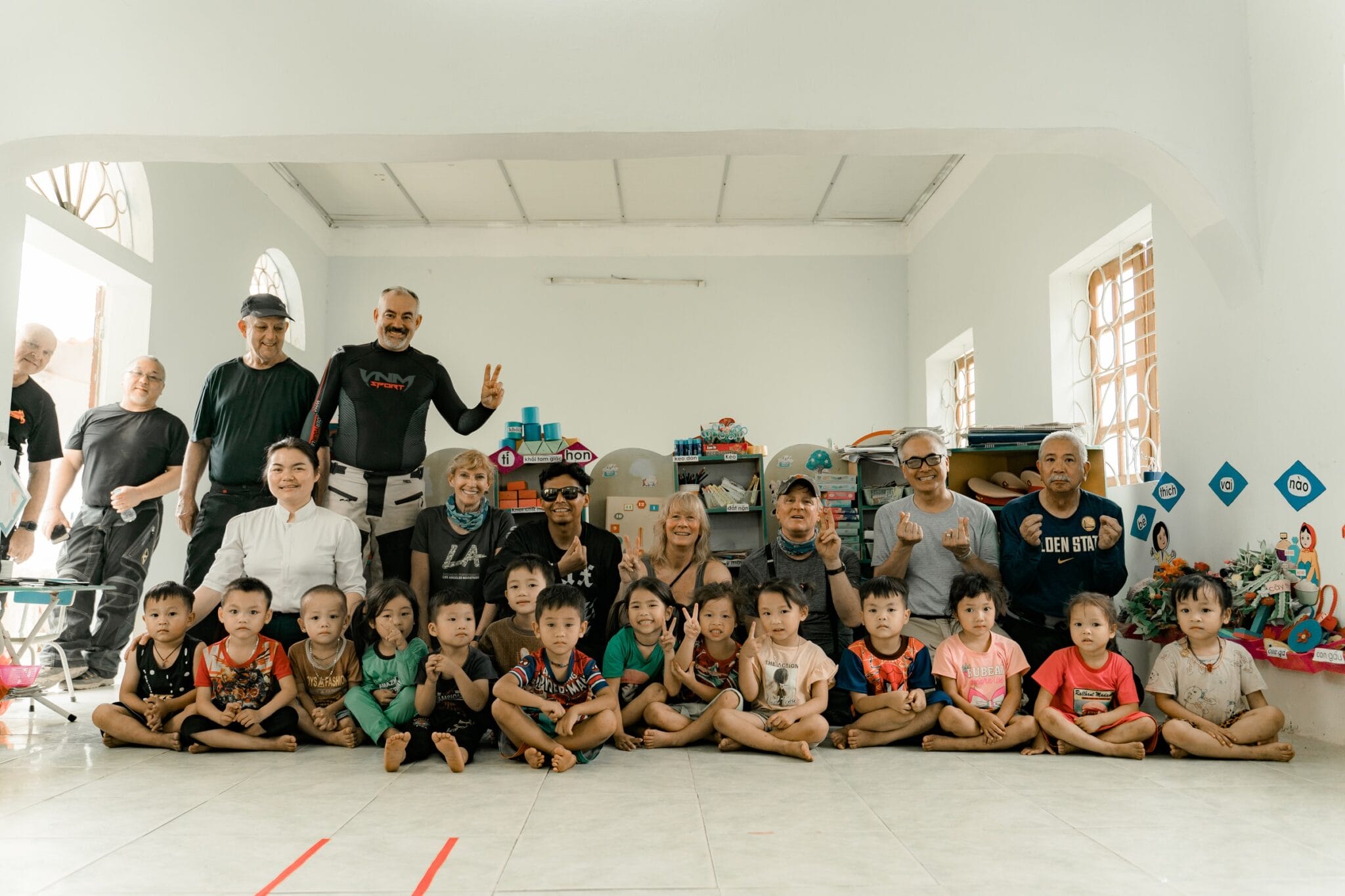 What Australian Riders Must Know About Vietnam’s Traffic & Police Rules Visit local school at Ha Giang - What Australian Riders Must Know About Vietnam’s Traffic & Police Rules